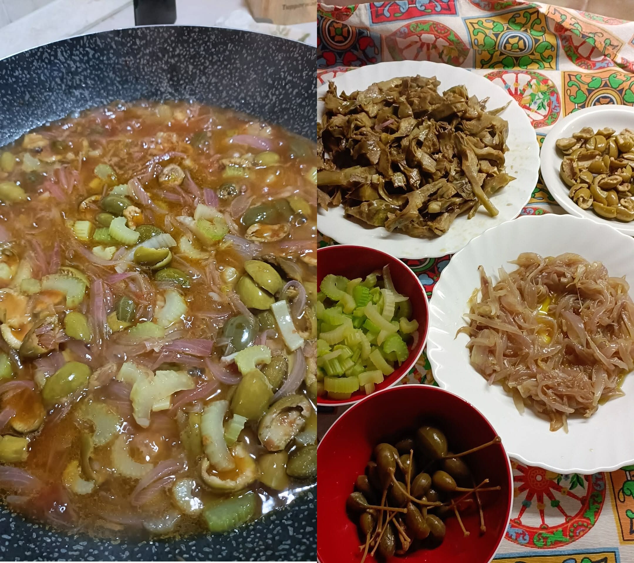 Caponata di carciofi